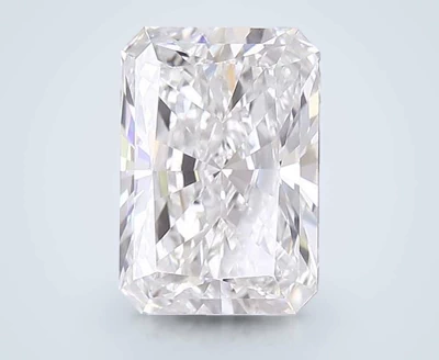 4.26ct F VVS2 Rare Carat Ideal Cut Radiant Lab Grown Diamond