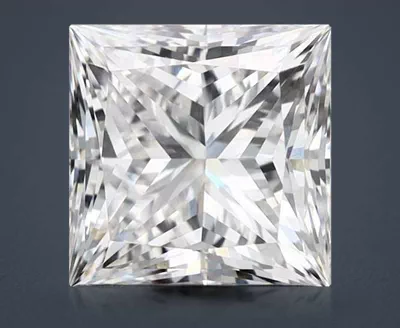 1.53ct E VVS2 Rare Carat Ideal Cut Princess Lab Grown Diamond