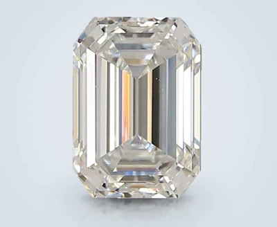 2.09ct F VVS2 Rare Carat Ideal Cut Emerald Lab Grown Diamond