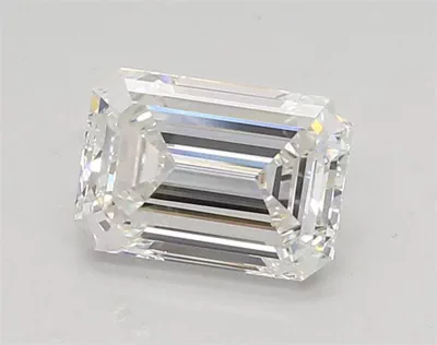 1.30ct F VVS1 Rare Carat Ideal Cut Emerald Lab Grown Diamond