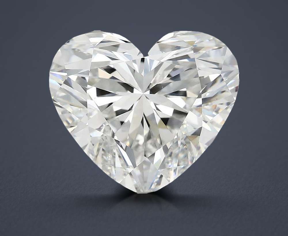 5.29ct E VS1 Rare Carat Ideal Cut Heart Lab Grown Diamond