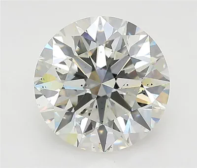 4.02ct G SI1 Excellent Cut Round Lab Grown Diamond