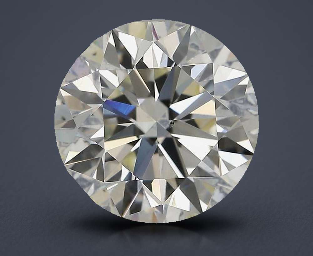 2.30ct K VS2 Rare Carat Ideal Cut Round Diamond