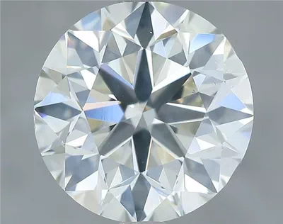 3.01ct J SI1 Very Good Cut Round Diamond
