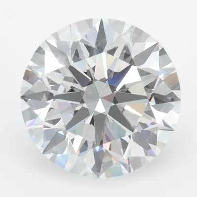 3.07ct D VVS2 Rare Carat Ideal Cut Round Lab Grown Diamond