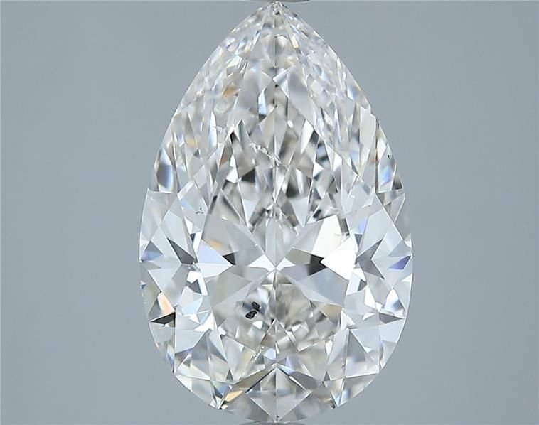 3.03ct J SI2 Rare Carat Ideal Cut Pear Diamond