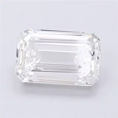 2.01ct D VVS2 Rare Carat Ideal Cut Emerald Lab Grown Diamond