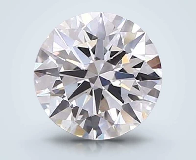 1.24ct F VS1 Rare Carat Ideal Cut Round Lab Grown Diamond