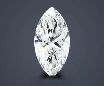6.56ct F VVS2 Rare Carat Ideal Cut Marquise Lab Grown Diamond