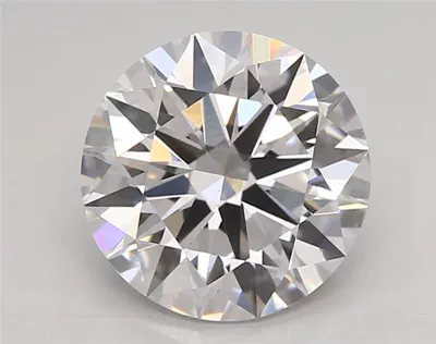 3.02ct D VVS2 Rare Carat Ideal Cut Round Lab Grown Diamond