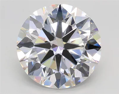 4.01ct F VS2 Excellent Cut Round Lab Grown Diamond