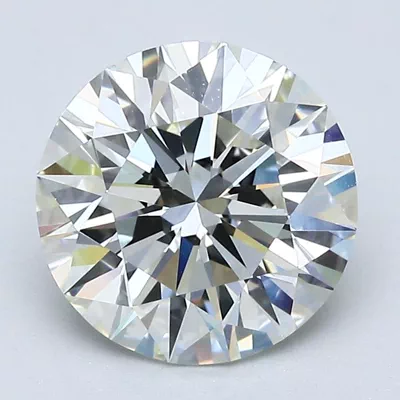 2.55ct K VVS2 Rare Carat Ideal Cut Round Diamond