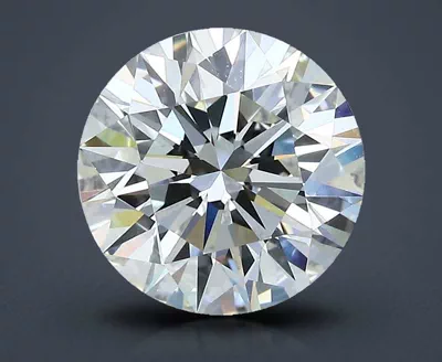 2.55ct K VVS2 Rare Carat Ideal Cut Round Diamond