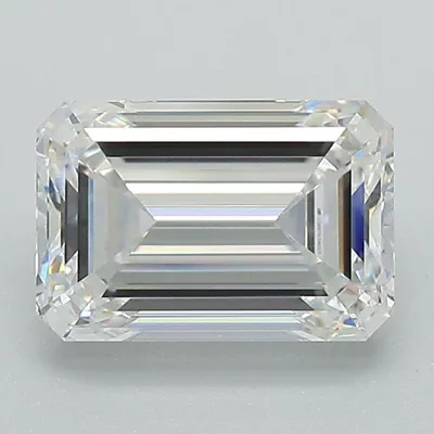 2.02ct E VVS1 Excellent Cut Emerald Lab Grown Diamond