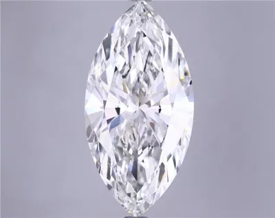 6.11ct F VS2 Rare Carat Ideal Cut Marquise Lab Grown Diamond