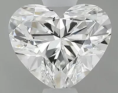 0.61ct F SI1 Rare Carat Ideal Cut Heart Diamond
