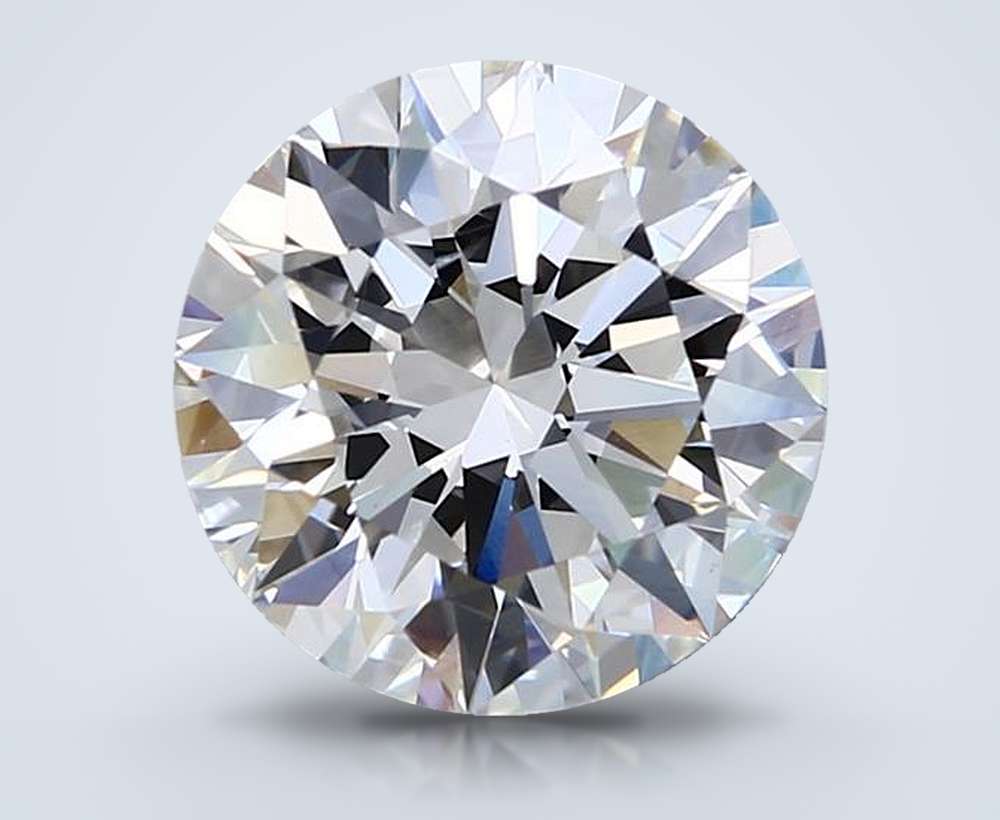 3.17ct G VS1 Rare Carat Ideal Cut Round Lab Grown Diamond