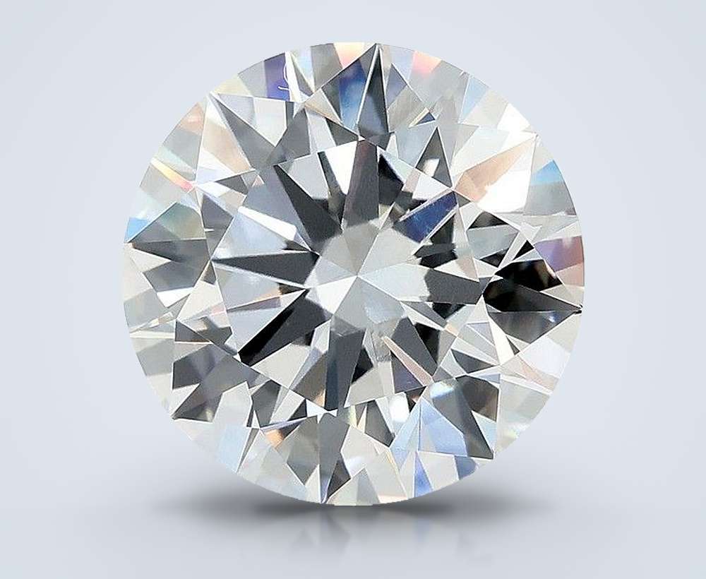 8.04ct F VVS2 Rare Carat Ideal Cut Round Lab Grown Diamond