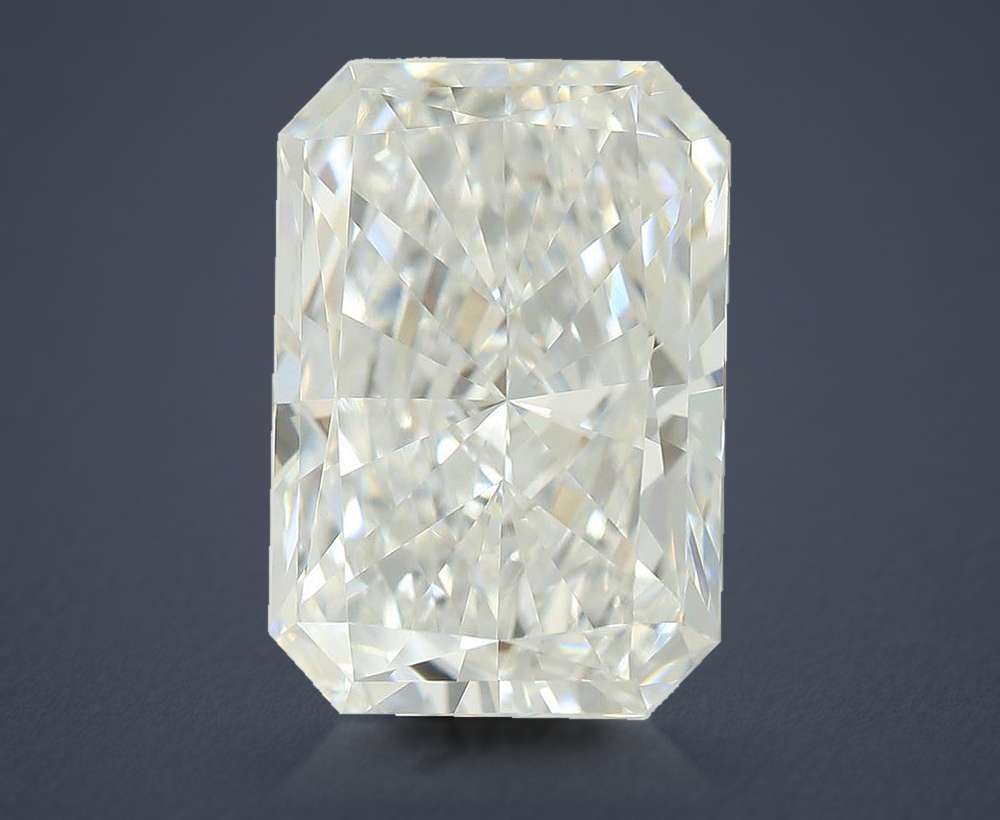 5.55ct F VVS2 Rare Carat Ideal Cut Radiant Lab Grown Diamond