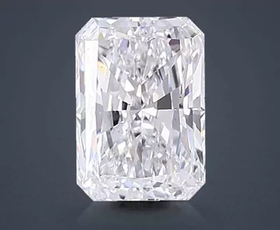 3.04ct D VS2 Rare Carat Ideal Cut Radiant Lab Grown Diamond