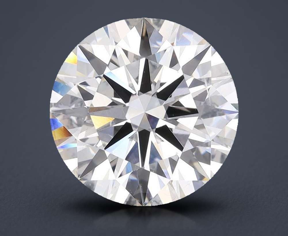 4.06ct G SI1 Rare Carat Ideal Cut Round Lab Grown Diamond