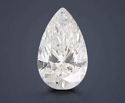 7.02ct E VVS2 Rare Carat Ideal Cut Pear Lab Grown Diamond