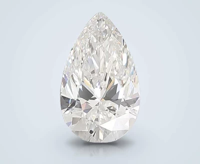7.02ct E VVS2 Rare Carat Ideal Cut Pear Lab Grown Diamond