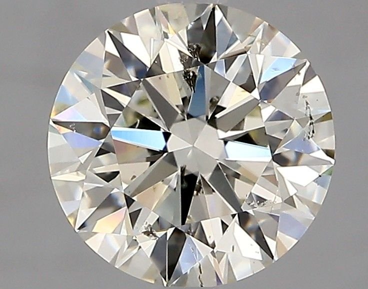2.02ct K SI2 Rare Carat Ideal Cut Round Diamond
