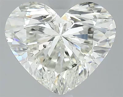 3.00ct K SI2 Rare Carat Ideal Cut Heart Diamond