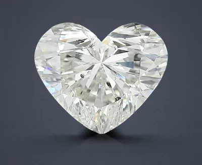 3.00ct K SI2 Rare Carat Ideal Cut Heart Diamond