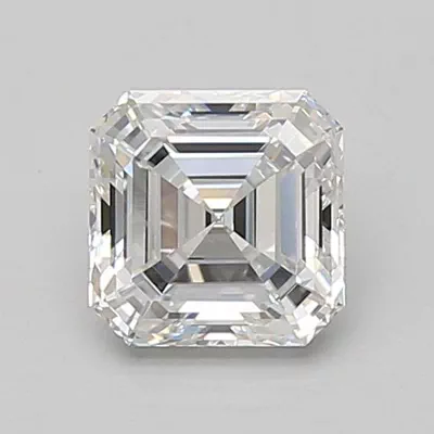 1.09ct D VS1 Rare Carat Ideal Cut Asscher Lab Grown Diamond