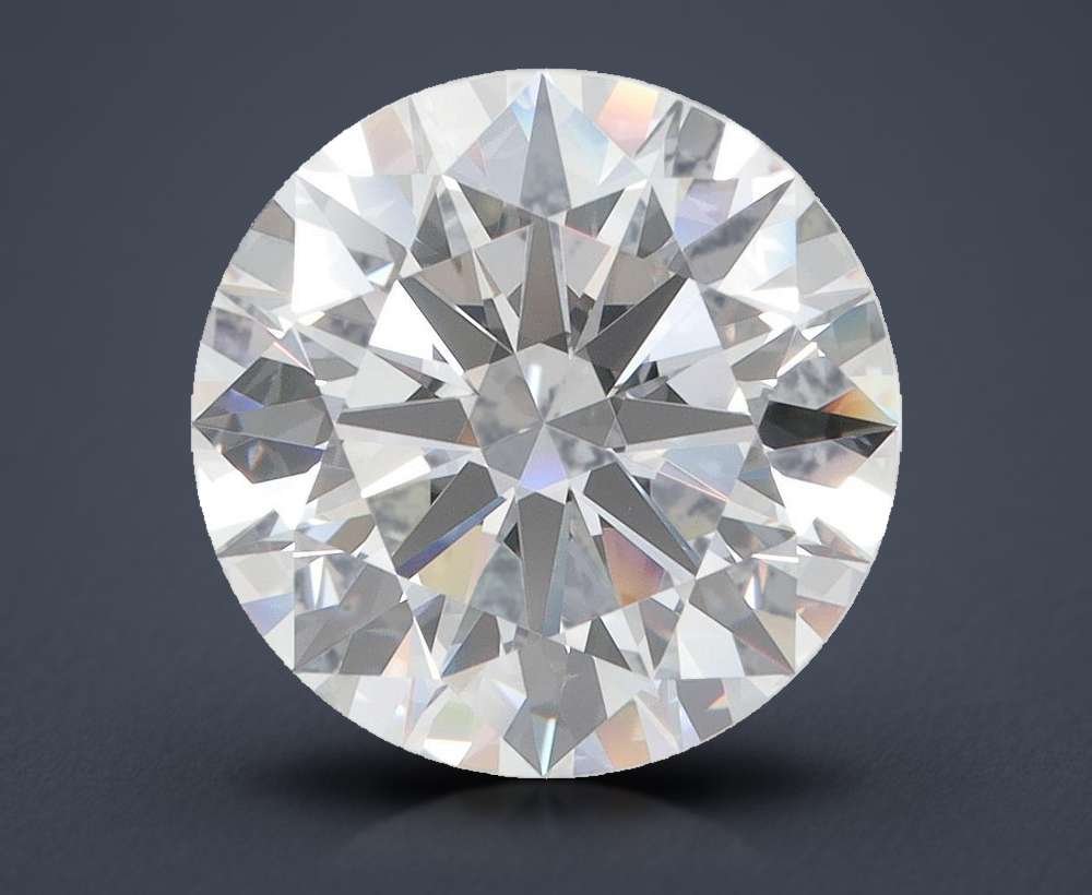 4.26ct D VVS1 Rare Carat Ideal Cut Round Lab Grown Diamond