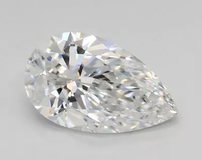 0.67ct E VS1 Rare Carat Ideal Cut Pear Lab Grown Diamond