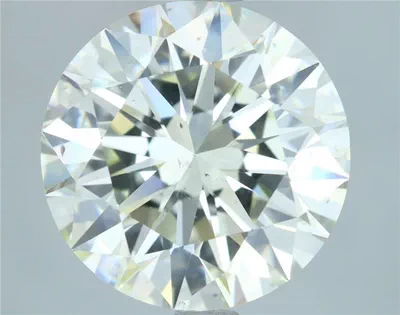 4.01ct J SI1 Rare Carat Ideal Cut Round Diamond