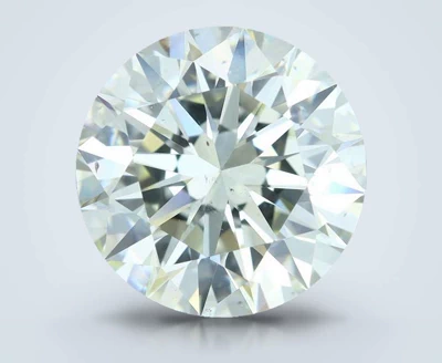 4.01ct J SI1 Rare Carat Ideal Cut Round Diamond