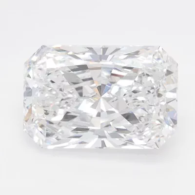 1.94ct D VVS1 Rare Carat Ideal Cut Radiant Lab Grown Diamond