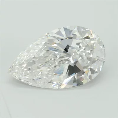 10.04ct F VVS2 Rare Carat Ideal Cut Pear Lab Grown Diamond