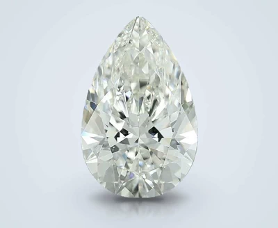 5.02ct J SI2 Rare Carat Ideal Cut Pear Diamond