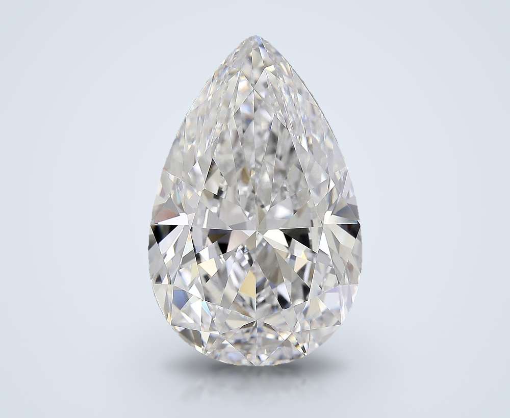 10.88ct D VVS1 Rare Carat Ideal Cut Pear Diamond
