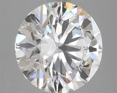 2.82ct F SI1 Rare Carat Ideal Cut Round Lab Grown Diamond