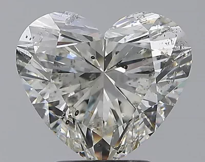 3.01ct H SI2 Rare Carat Ideal Cut Heart Diamond
