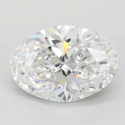3.52ct E SI1 Rare Carat Ideal Cut Oval Lab Grown Diamond