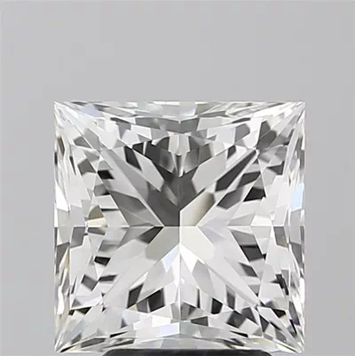 4.02ct H VS1 Very Good Cut Princess Lab Grown Diamond