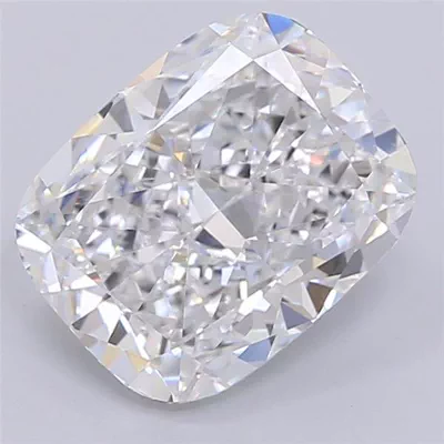 4.09ct E VVS2 Rare Carat Ideal Cut Cushion Lab Grown Diamond