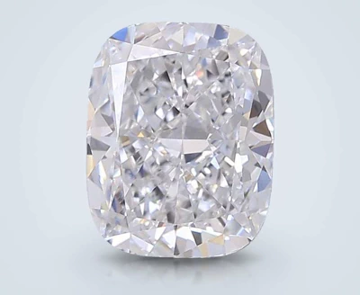 4.09ct E VVS2 Rare Carat Ideal Cut Cushion Lab Grown Diamond