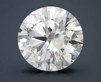 5.02ct F SI1 Rare Carat Ideal Cut Round Diamond