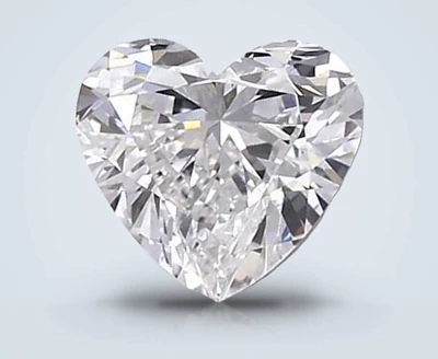 1.01ct D VS1 Rare Carat Ideal Cut Heart Lab Grown Diamond