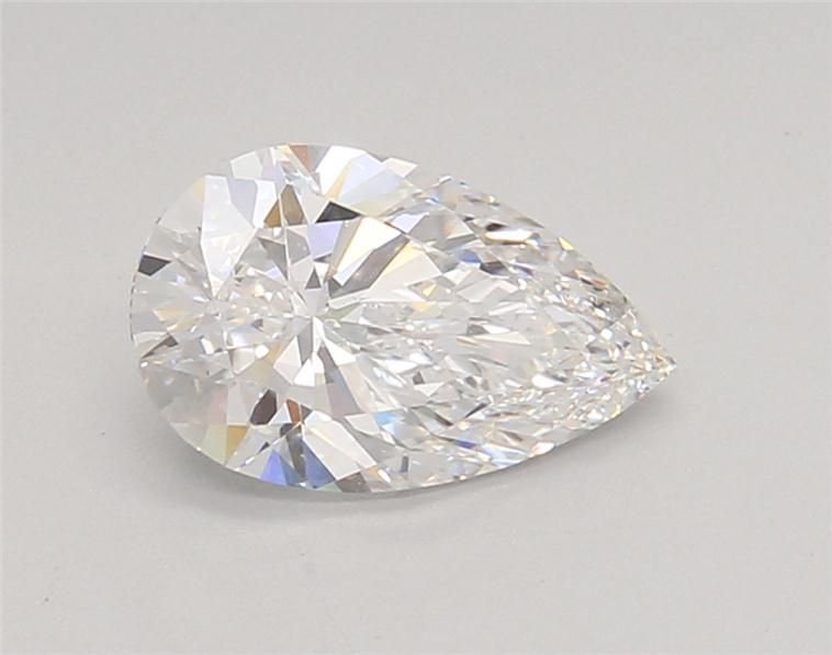 1.31ct D VVS1 Rare Carat Ideal Cut Pear Lab Grown Diamond
