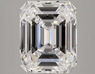 7.06ct E VS1 Rare Carat Ideal Cut Emerald Diamond