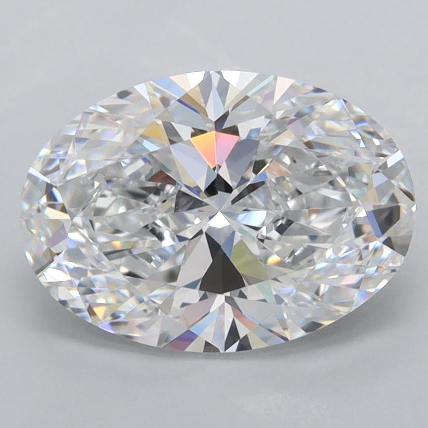 2.59ct D VVS1 Rare Carat Ideal Cut Oval Lab Grown Diamond
